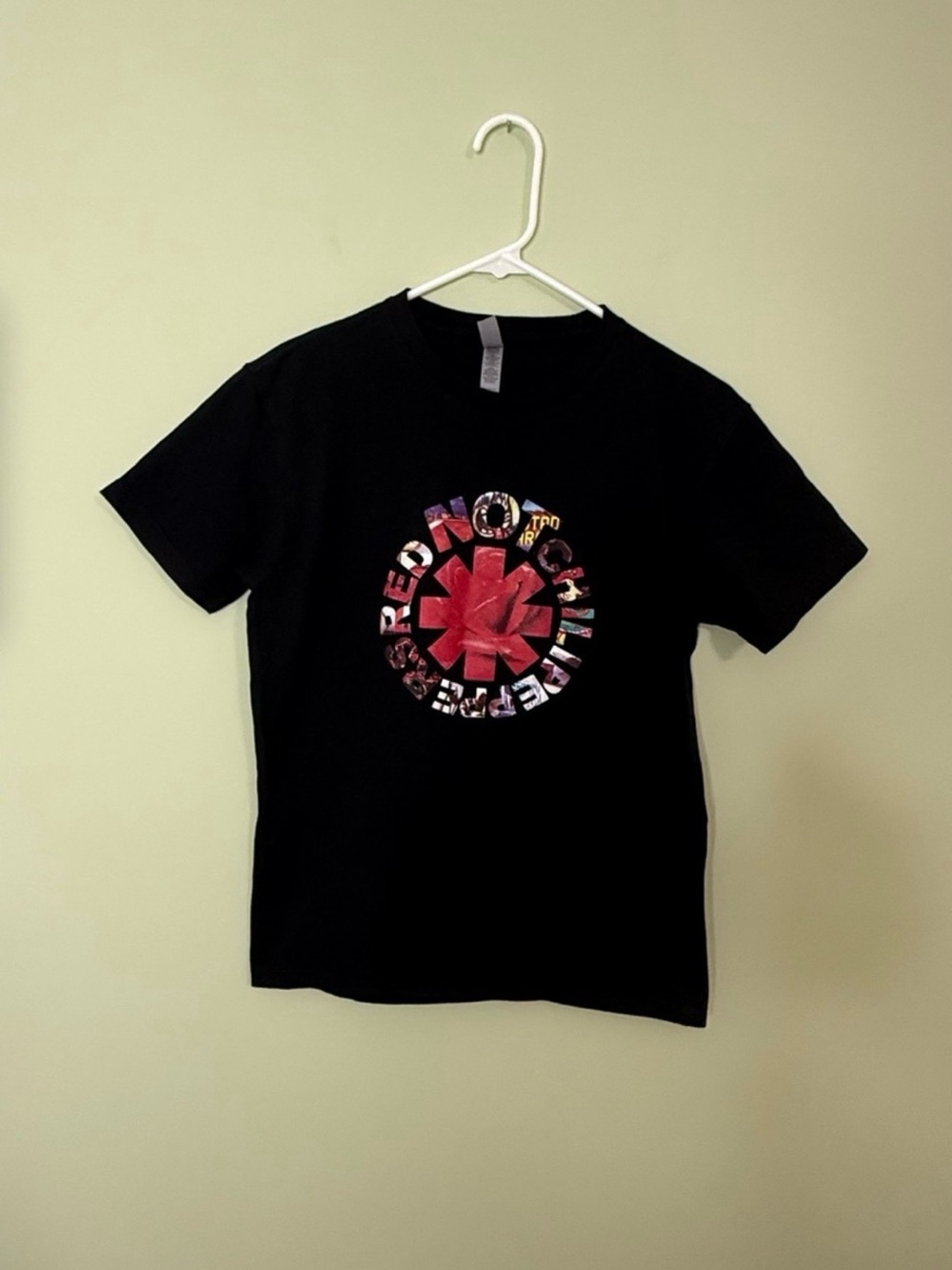 Red‎ NOT Chili Peppers Parody Band black Tee men S graphic streetwear funny RARE